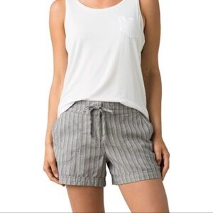 PrAna organic cotton shorts spring summer boho outdoor casual comfy small